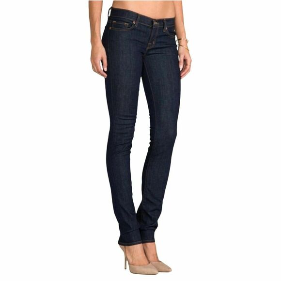 J Brand Jeans Low Rise Pencil‎ Leg Boss Dark Wash Denim Pants Skinny Women's 26 - Picture 15 of 16